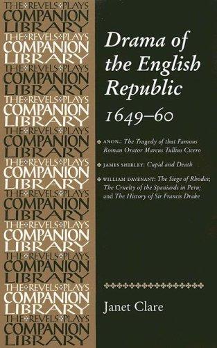 Cover for Drama of the English Republic, 1649-1660