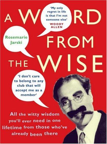 Cover for A Word from the Wise