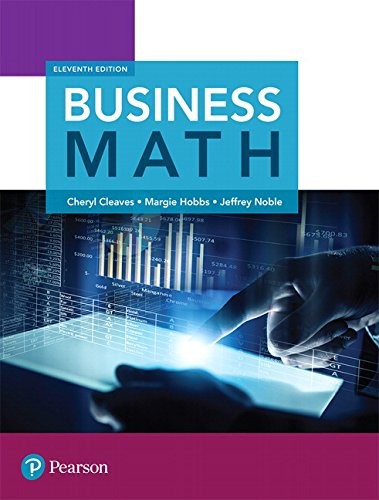 Cover for Business Math