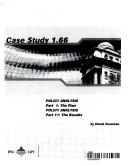 Cover for Policy analysis, a case study