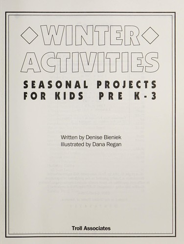 Cover for Winter activities