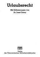 Cover for Urlaubsrecht
