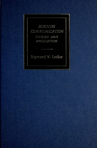 Cover for Business communication