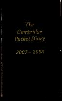 Cover for The Cambridge Pocket Diary 2007-2008