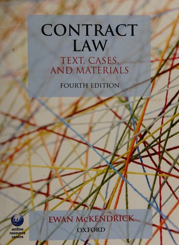 Cover for Contract law