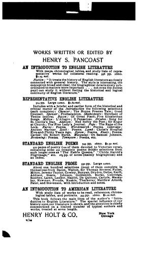 Cover for Standard English prose