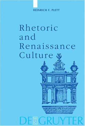 Cover for Rhetoric and Renaissance Culture