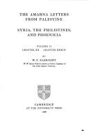 Cover for The Amarna letters from Palestine