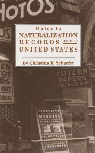 Cover for Guide to naturalization records of the United States