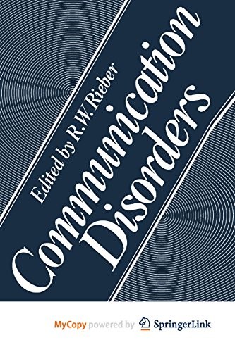 Cover for Communication Disorders