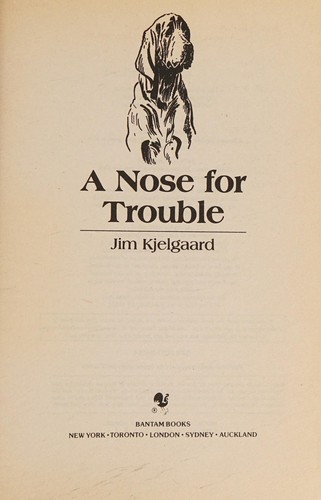 Cover for A Nose for Trouble