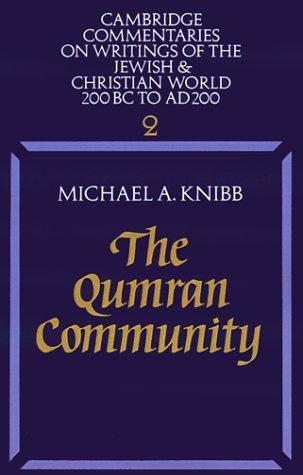 Cover for The Qumran community