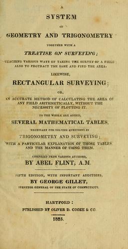 Cover for A system of geometry and trigonometry