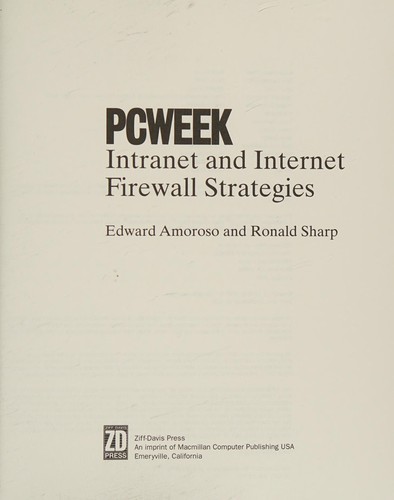 Cover for PCWeek Intranet and Internet firewalls strategies
