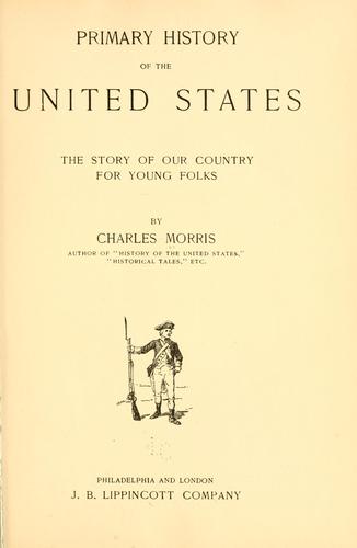 Cover for Primary history of the United States