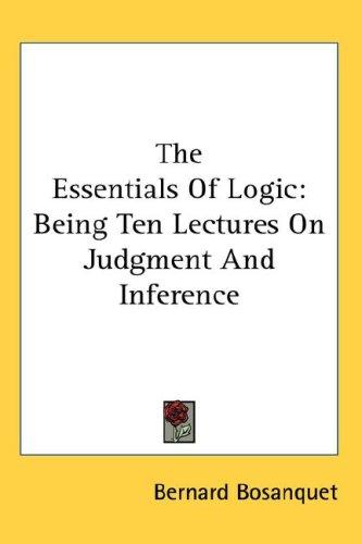 Cover for The Essentials Of Logic