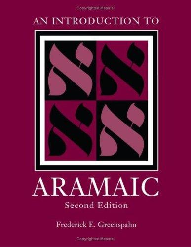 Cover for An Introduction to Aramaic (Resources for Biblical Study) (Resources for Biblical Study)