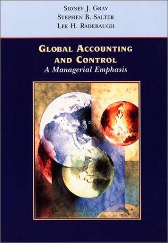 Cover for Global Accounting and Control
