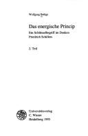 Cover for Das energische Princip