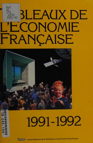 Cover for Tableaux de l'économie française.