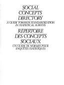 Cover for Social concepts directory