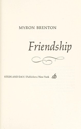 Cover for Friendship