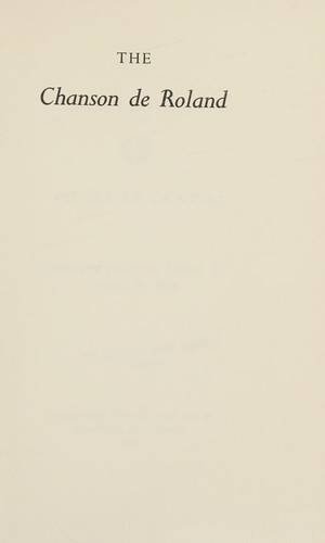 Cover for The Chanson de Roland.