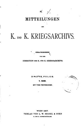Cover for Mitteilungen