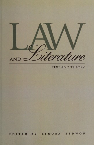 Cover for Law and literature