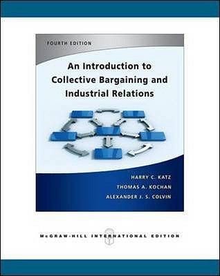 Cover for An Introduction To Collective Bargaining And Industrial Relations