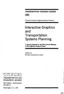 Cover for Interactive graphics and transportation system planning