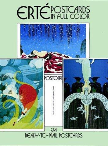 Cover for Erte Postcards in Full Color