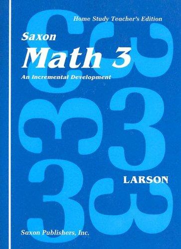 Cover for Math 3 Home Study Kit