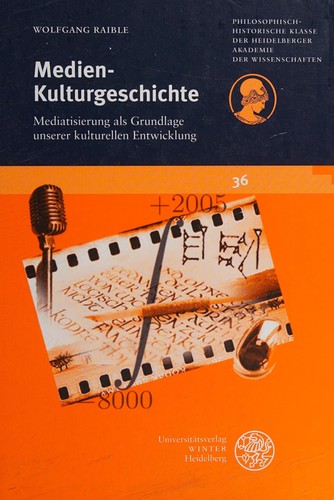Cover for Medien-Kulturgeschichte