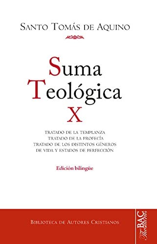 Cover for Suma teológica. X