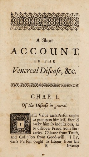 Cover for A short account of the venereal disease