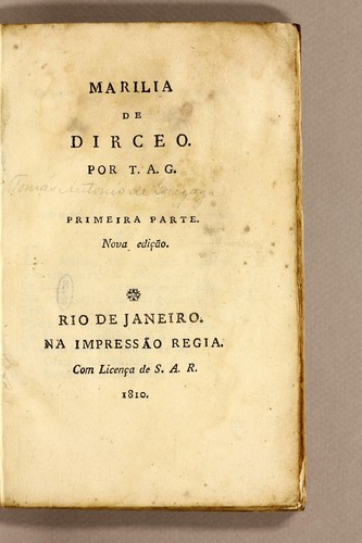 Cover for Marilia de Dirceo