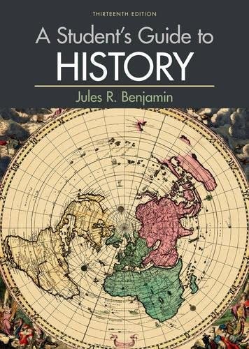 Cover for A Student's Guide to History