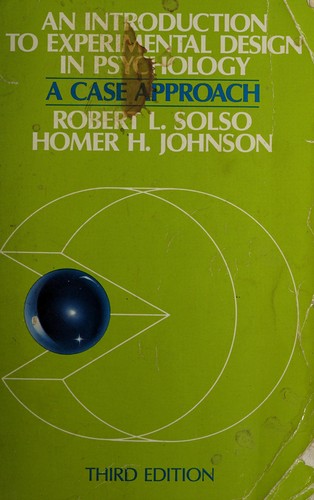 Cover for An introduction to experimental design in psychology