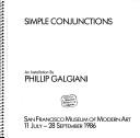 Cover for Simple Conjunctions