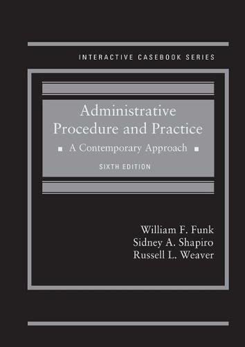 Cover for Administrative Procedure and Practice