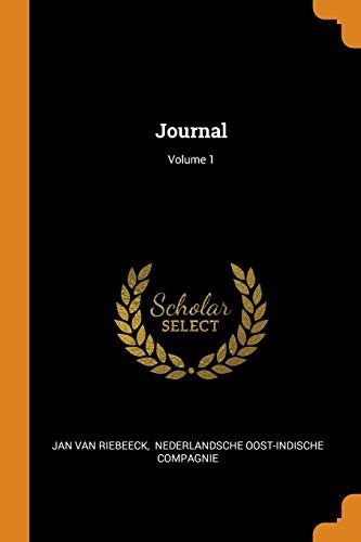 Cover for Journal; Volume 1