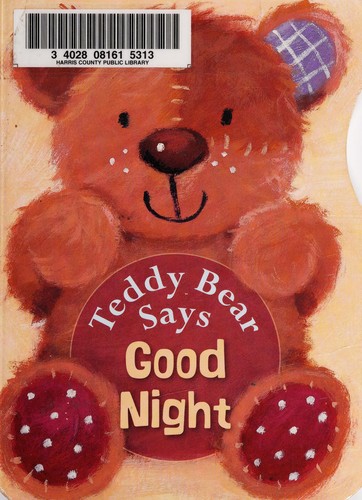 Cover for Teddy Bear says good night