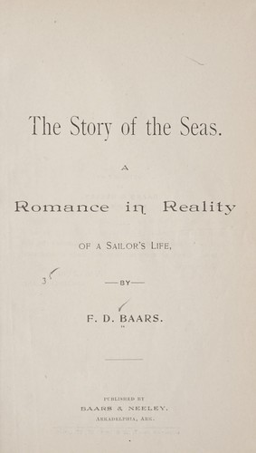 Cover for The story of the seas