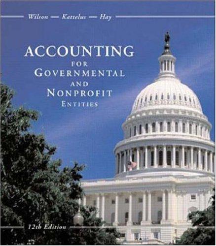 Cover for Accounting for Governmental and Nonprofit Entities with City of Smithville Package