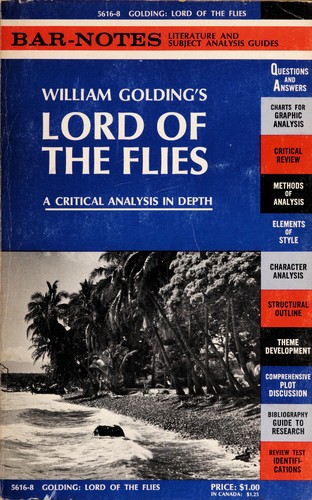 Cover for Golding's Lord of the flies