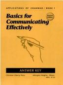 Cover for Basics For Communicating Effect Ans Ky