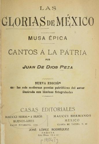 Cover for Las glorias de México