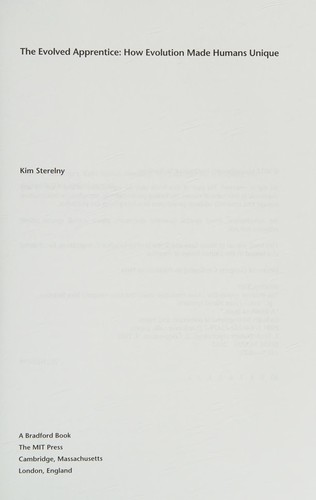 Cover for The evolved apprentice