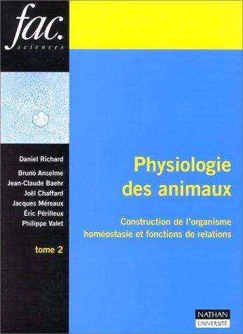 Cover for Physiologie des animaux